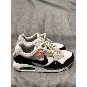WOMEN'S NIKE AIR MAX CORRELATE WHITE BLACK GREEN SNEAKERS Size 10.5